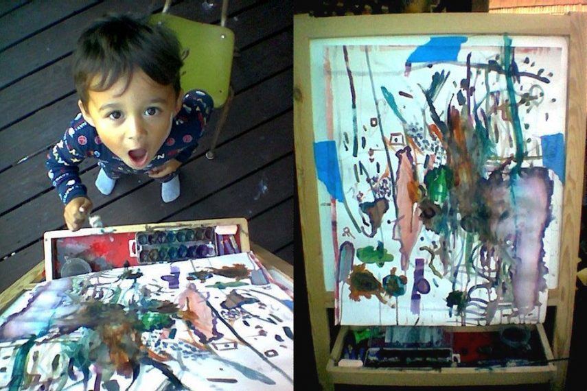 Art easel for kids